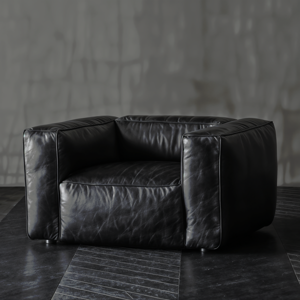 Umi Black Sofa